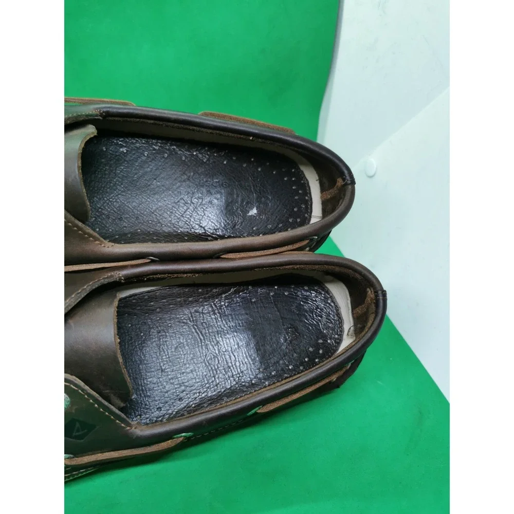 Vintage Sperry Top-Sider Men's Authentic Boat Driving Shoe Amaretto Brown Sz 11M
